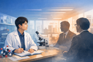 【理系学部生向け】研究が進んでいなくても大丈夫？面接で聞かれる「研究内容」の答え方